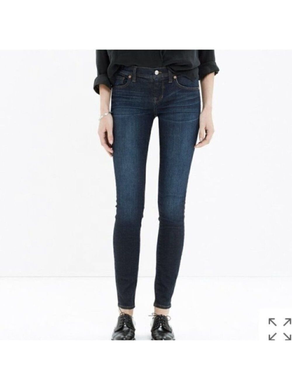 Madewell | 9" Rise Skinny Skinny Ankle Jeans In Dark Indigo